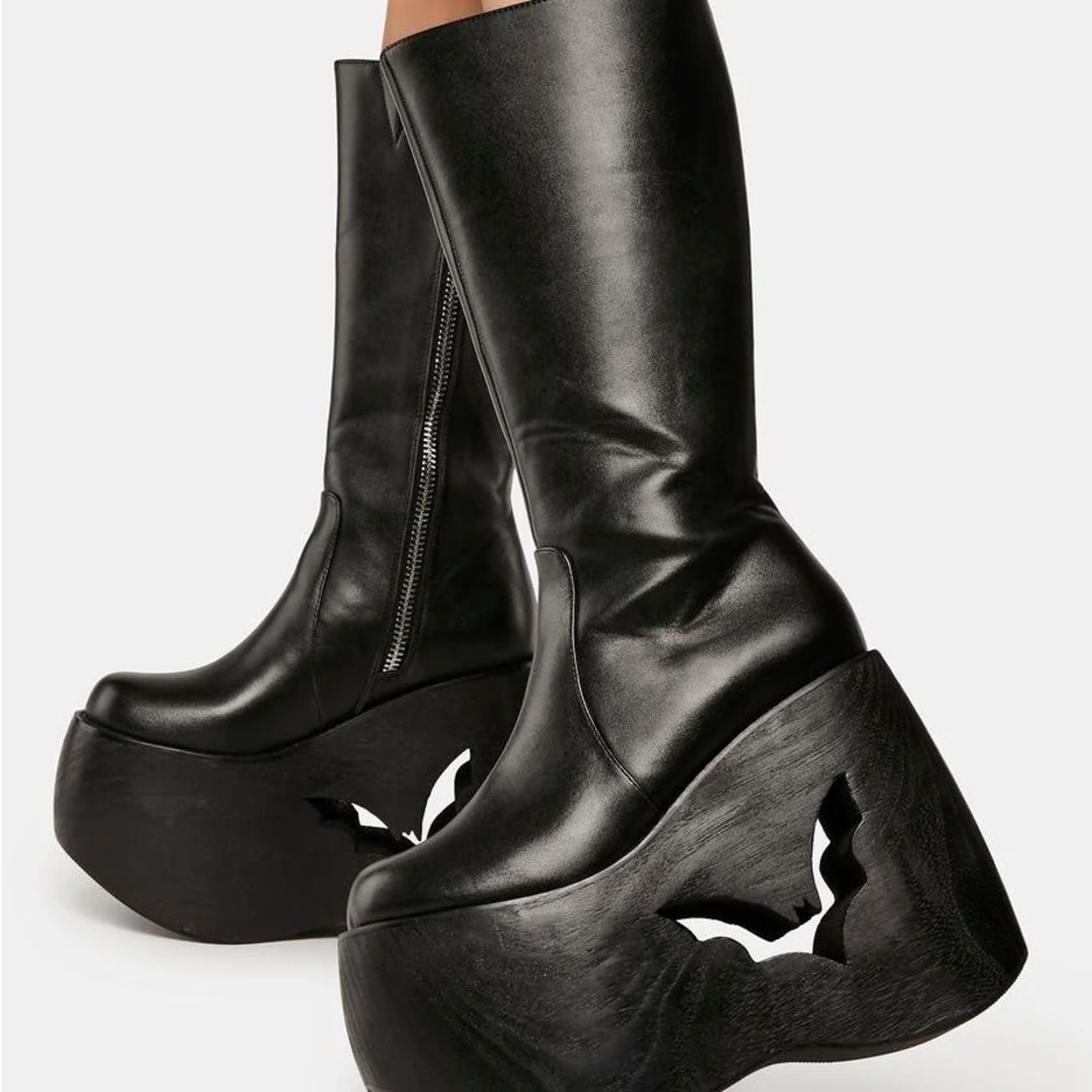 Dolls Kill Cave Dweller Knee High Boots – The Grave Girls Collection